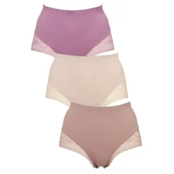 Missya Seamless maxi w lace 3-pack - 3 pak maxi seamless trusse 13535 Dusty Rose fra Missya