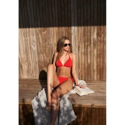 Missya Toscany Tai Cord - Rød bikini trusse 12419 Summer Red fra Missya