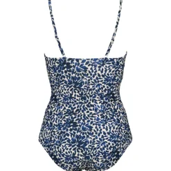 Missya Venice swimsuit - Badedragt med små blå blade 14538 Night Blue fra Missya