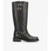 Phenumb ENCORE LONG - Lang sort bikerstøvle PBboot10003 Black fra Phenumb Copenhagen