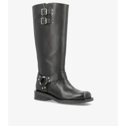 Phenumb ENCORE LONG - Lang sort bikerstøvle PBboot10003 Black fra Phenumb Copenhagen