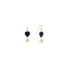Pico DUAL LOVE EARRINGS X01011 FG,BLACK fra Pico