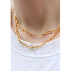 Pico Emerson Necklace - Halskæde O02003 FG, Goldplated fra Pico
