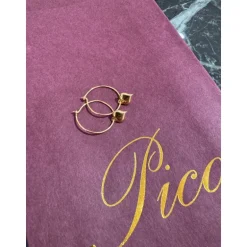 Pico LOVESHINE HOOPS X01013 FG, Goldplated fra Pico