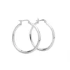 PICO Paisley Hoops - Store sølv hoops øreringe N01011 fra Pico