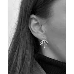 Pico Ribbon Studs - V01001 FS, Silverplated fra Pico