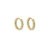 PICO Siri Crystal Hoop - Guld hoop med multi pastel sten M01017 fra Pico