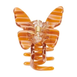 PICO Small Butterfly Claw - Caramel farvet sommerfugle hårklemme CL31 fra Pico