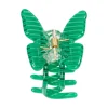 PICO Small Butterfly Claw - Grøn Stribet sommerfugle hårklemme CL31 fra Pico