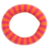 Pico Elfie Elastic - Pink stribet hårelastik EL08 Pink/Clementine fra Pico