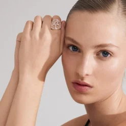Pilgrim ALIA recycled ring 612436004 Sølvbelagt fra Pilgrim