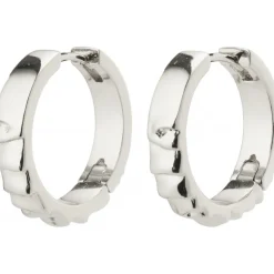 Pilgrim BLINK recycled hoops 132346003 Sølvbelagt fra Pilgrim