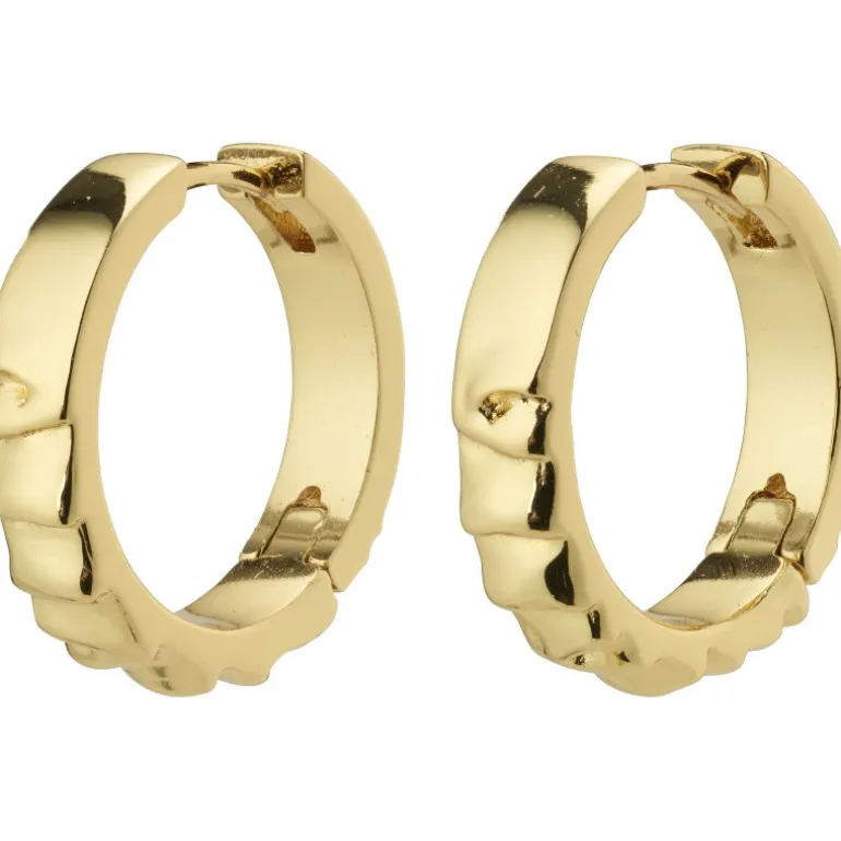 Pilgrim BLINK recycled hoops 132342003 Guldbelagt fra Pilgrim