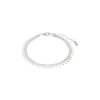 Pilgrim BLOOM recycled armbånd 142426002 Sølvbelagt fra Pilgrim