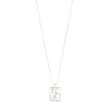 Pilgrim LOVE TAG recycled MOM halskæde 542416011 Sølvbelagt fra Pilgrim