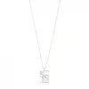 Pilgrim LOVE TAG recycled SIS halskæde 542416031 Sølvbelagt fra Pilgrim