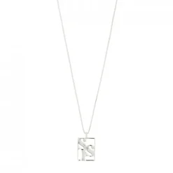 Pilgrim LOVE TAG recycled SIS halskæde 542416031 Sølvbelagt fra Pilgrim