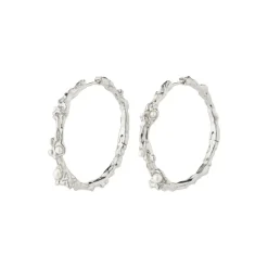 Pilgrim RAELYNN recycled hoops 602416013 Sølvbelagt fra Pilgrim