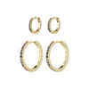 Pilgrim REIGN recycled hoops, 2-i-et sæt 662412803 Guldbelagt fra Pilgrim