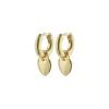 Pilgrim SOPHIA recycled hjerte hoops 642412003 Guldbelagt fra Pilgrim
