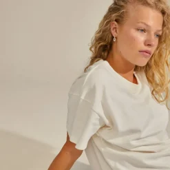 Pilgrim SOPHIE recycled hjerte hoops 642416003 Sølvbelagt fra Pilgrim