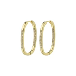Pilgrim STAR recycled hoops 262412053 Guldbelagt fra Pilgrim