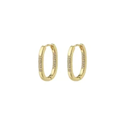 Pilgrim STAR recycled hoops 112412013 Guldbelagt fra Pilgrim