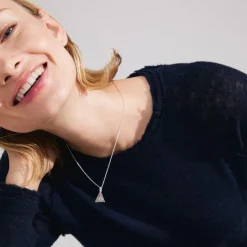 Pilgrim FOCUS recycled halskæde 112436001 Sølvbelagt fra Pilgrim