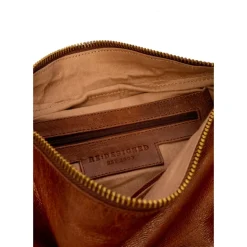 RE:DESIGNED Emila Bumbag - Brun bumbag med guld lynlås 6062 Walnut fra RE:DESIGNED