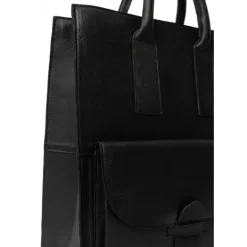 RE:DESIGNED Felicia - Sort skindtaske 6132 Black fra RE:DESIGNED