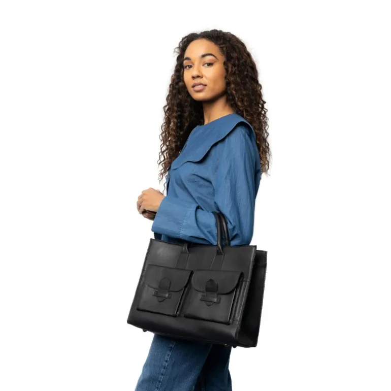RE:DESIGNED Feline bag - Sort skindtaske 6133 Black fra RE:DESIGNED