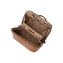 RE:DESIGNED Halima Big - Brun skind toilet taske 6374 Walnut fra RE:DESIGNED