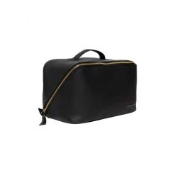 RE:DESIGNED Halima Big - Sort skind toilet taske 6374 Black fra RE:DESIGNED