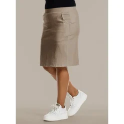 Sandgaard Copenhagen Bengaline skirt - Sandfarvet bengalin nederdel SG145 Sand fra SANDGAARD