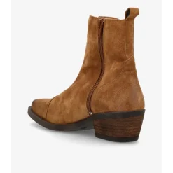 Shoedesign CALAMITY - Cognac farvet western støvle S232-1905 Suede Tan fra Shoedesign Copenhagen
