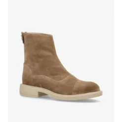 Shoedesign Copenhagen DAHLIA - Beige ruskindsstøvle S221-1006 Suede Taupe-beg fra Shoedesign Copenhagen