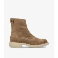 Shoedesign Copenhagen DAHLIA - Beige ruskindsstøvle S221-1006 Suede Taupe-beg fra Shoedesign Copenhagen