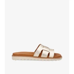 Shoedesign Copenhagen LINDA - Guld sandal SD-43 Leather Gold fra Shoedesign Copenhagen