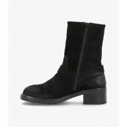 Shoedesign Copenhagen MAGGIE SB - Sort bikerstøvle SDboot10001 Black fra Shoedesign Copenhagen