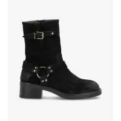 Shoedesign Copenhagen MAGGIE SB - Sort bikerstøvle SDboot10001 Black fra Shoedesign Copenhagen