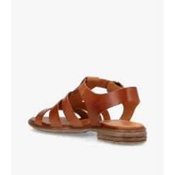 Shoedesign Copenhagen Renata - Brun skindsandal SD-6 Leather Brandy fra Shoedesign Copenhagen