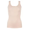 Tim&Simonsen Frida Rib Top - Nude rib top med blonde 217 Cipria fra TimogSimonsen