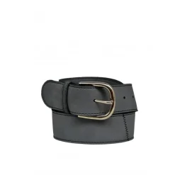 TimogSimonsen Belt Leather Black 4 cm EFH-578black fra TimogSimonsen