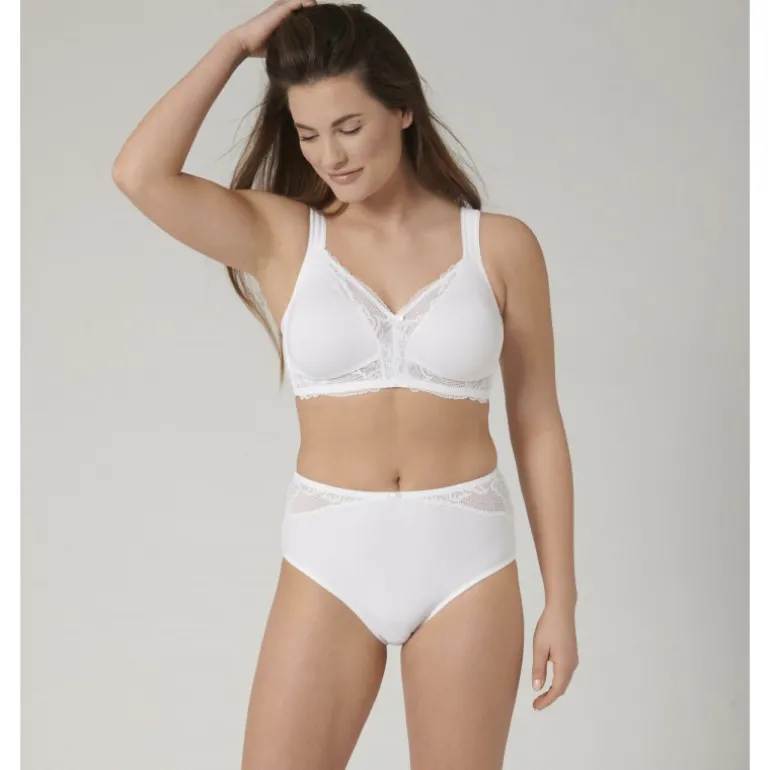Triumph Modern Lace+Cotten Maxi - Trusse 10207493 White fra Triumph
