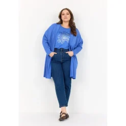 Wasabi WA-SABINA 23 - Blå cardigan W20191 Amparo Blue fra Wasabiconcept