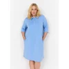 Wasabi WA-SABINA 32 - Lyseblå sweat kjole W20265 Air Blue fra Wasabiconcept