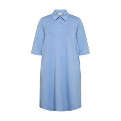 Wasabi WA-SABINA 32 - Lyseblå sweat kjole W20265 Air Blue fra Wasabiconcept