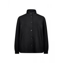 Wasabi WA-SABINA 35 - Sort cardigan med knapper W20303 Black fra Wasabiconcept
