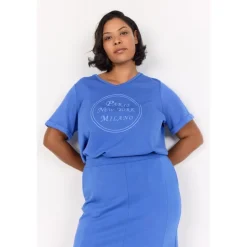 Wasabi WA-SABRINA 37 - Blå blød bluse W20305 Amparo Blue fra Wasabiconcept