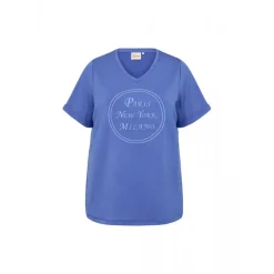 Wasabi WA-SABRINA 37 - Blå blød bluse W20305 Amparo Blue fra Wasabiconcept